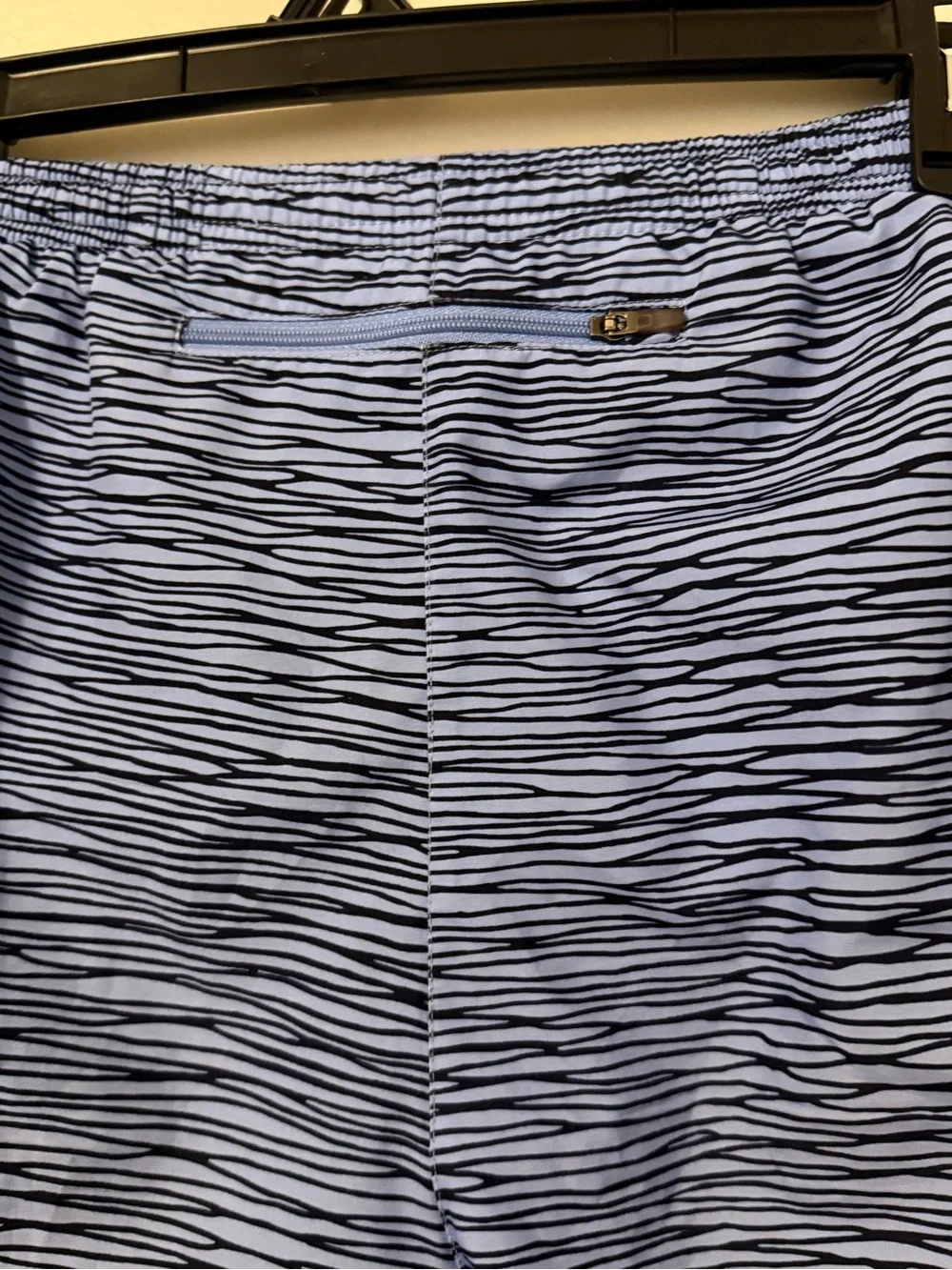 Nike‎ Women's Blue Striped Swim Shorts Size M #112